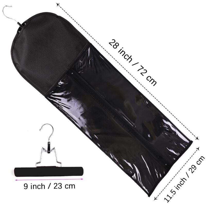 Hanging Wig & Hair Extension Storage Bags (3 Pack)